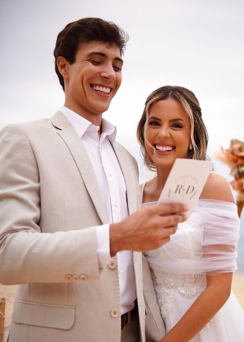 Noiva com penteado e maquiagem da Be Yourself, São Sebastião